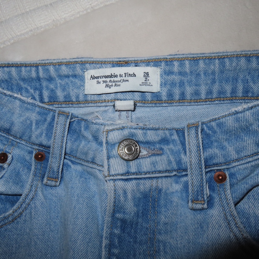 Abercrombie & Fitch Light Blue High Rise Jeans